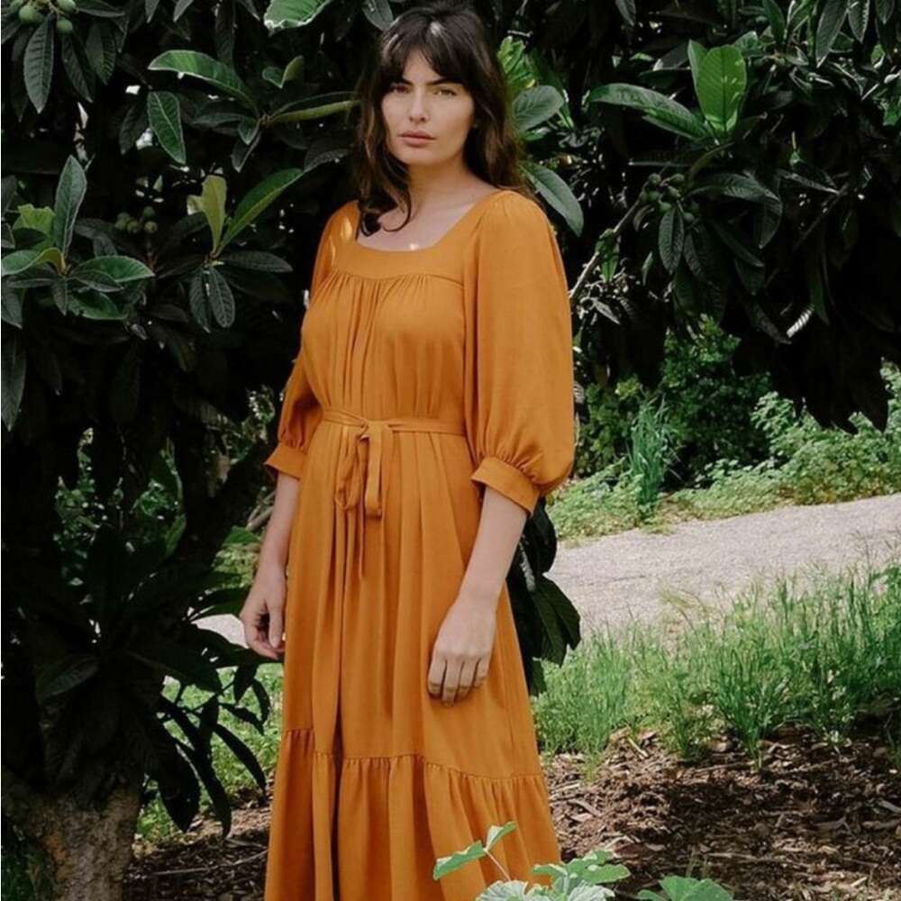 Christy Dawn Bianca Dress in Turmeric